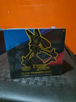 Pokemon ​TCG: Sword & Shield Crown Zenith Elite Trainer Box ETB Sealed - Image 1