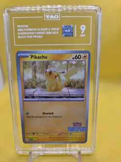Pokemon Pikachu # 214 Illustration Contest SV Scarlet & Violet TAG 9 🔥🔥 - Image 1