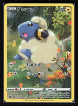 Mareep Holo Ultra Rare Pokemon Crown Zenith: Galarian Gallery GG34/GG70 NM - Image 1