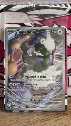 [Sealed] Tornadus SVP 210 Black star Promo - Pokemon TCG. *White Flare ETB* - Image 1