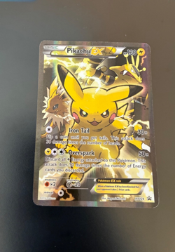 Pikachu EX XY124 Full Art Black Star Promo Holo - Pokemon - Image 1