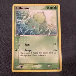 Bulbasaur 55/112 Pokemon FireRed & LeafGreen Common 2004 LP - Image 1