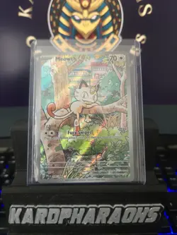 Meowth 106/94 Illustration Rare ME02: Phantasmal Flames Pokemon TCG NM - Image 1