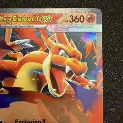 Mega Charizard Y EX 022/217 - NM - Ascended Heroes Holo Rare Pokemon TCG #LA1 - Image 3