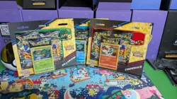 3 x CROWN ZENITH 3 Pack Blister Pin Collection (ALL THREE)- SEALED - Pokemon TCG - Image 1