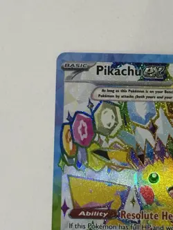 Pokemon SV08 Surging Sparks Pikachu ex 219/191 Full Art Ultra Rare NM - Image 4