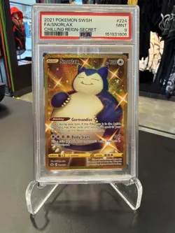 2021 POKEMON SWSH FA/SNORLAX CHILLING REIGN SECRET #224 PSA 9 - Image 3