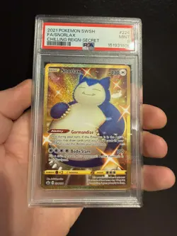 2021 POKEMON SWSH FA/SNORLAX CHILLING REIGN SECRET #224 PSA 9 - Image 4
