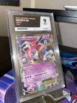 POKEMON | HOOPA EX 36/98 | ANCIENT ORIGINS | ACE GRADED 9 MINT - Image 1
