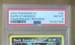 Pokemon EX Dark Gyarados 36/109 Team Rocket Returns Uncommon Regular PSA 8 2004 - Image 3