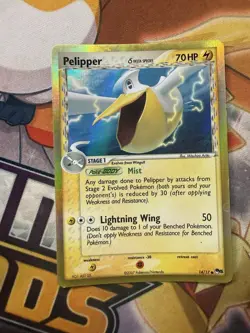 Pelipper 14/17 HOLO Pokemon Pop Series Common 2007 - NM - Image 1