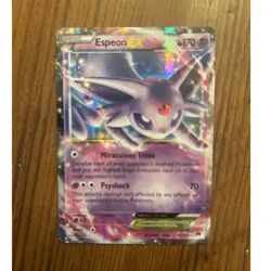 Pokemon Espeon EX Breakpoint Ultra Rare Holo 170 HP 52/122 Basic Psychic English - Image 1
