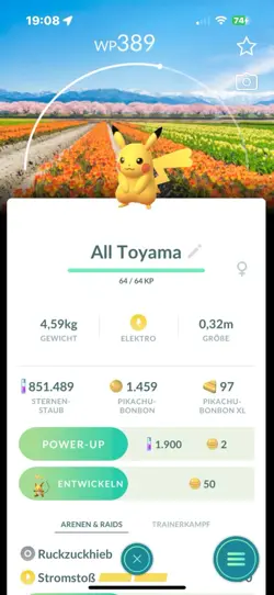 Pokemon Pikachu Stamp Toyama Japan Backgrounnd - Image 1