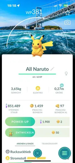 Pokemon Pikachu Stamp Naruto Japan Backgrounnd - Image 1