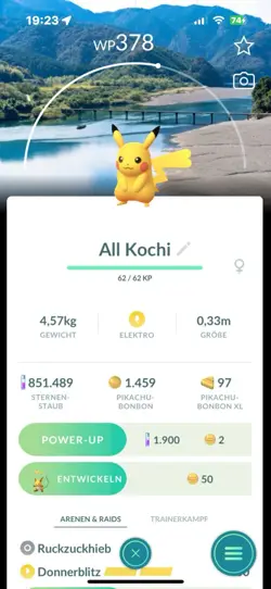 Pokemon Pikachu Stamp Kochi Japan Backgrounnd - Image 1