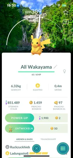 Pokemon Pikachu Stamp Wakayama Japan Backgrounnd - Image 1