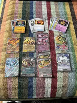 Pokemon Destined Rivals Full Art EX bundle + holos and bulk Hydrapple Cetitan ex - Image 1