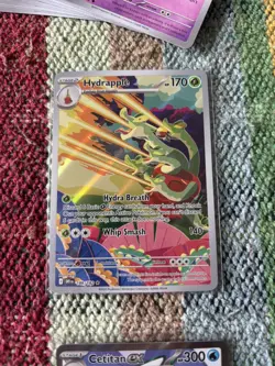 Pokemon Destined Rivals Full Art EX bundle + holos and bulk Hydrapple Cetitan ex - Image 4