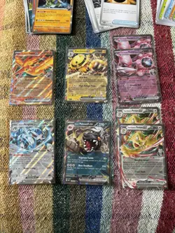 Pokemon Destined Rivals Full Art EX bundle + holos and bulk Hydrapple Cetitan ex - Image 5
