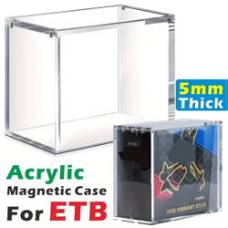 POKEMON ETB DISPLAY MAGNETIC CASE PROTECTOR ELITE TRAINER BOX HIGH QUALITY - Image 1