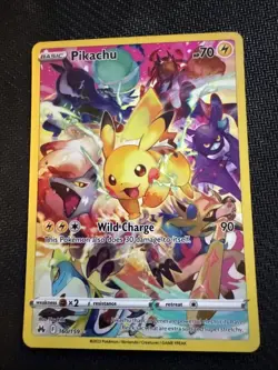 Pokemon Pikachu (Secret) 160/159 Crown Zenith Holo NM #5 - Image 1