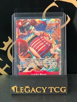 One Piece Lucky.Roux OP09-015 Treasure Rare Emperors In The New world Near Mint - Image 1