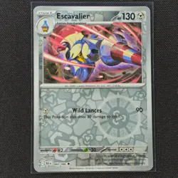 Escavalier - 060/086 - Reverse Holo - Black Bolt - Pokemon Card - NM/M - Image 1