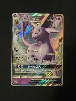 Pokemon Espeon GX TCG SM35 Sun and Moon Black Star Promo Card - Image 1