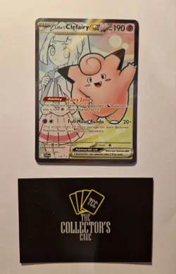 Pokemon TCG Lillie’s Clefairy Ex 173/159, Scarlet & Violet - Journey Together - Image 1