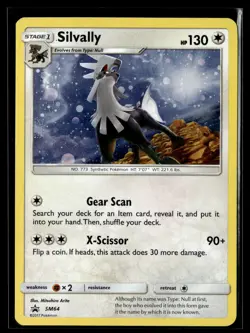 Pokemon TCG SM Promos #SM64 Silvally Cosmos Holo - Image 1