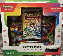 POKEMON FIRST PARTNER Illustration Collection Sealed Box - Image 1