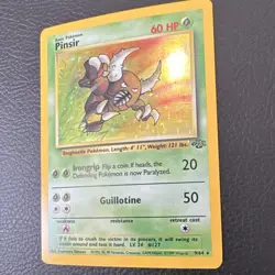 Pokemon TCG Pinsir Jungle 9/64 Holo Rare 60 HP English 1999 WOTC Unlimited - Image 3