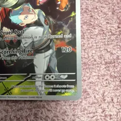 Pokemon Team Rocket's Houndoom Full Art Holo Illus Rare 191/182 - Image 3