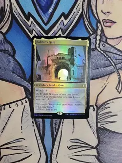 1x Baldur's Gate FOIL - NM/M CLB MTG Magic - Image 1
