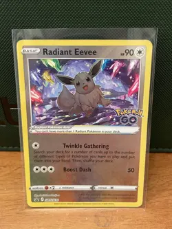 Radiant Eevee Pokemon GO SWSH230 Holo Promo - Image 1