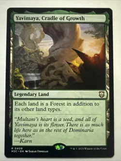 MTG Yavimaya, Cradle of Growth 0409 Reg Commander: Modern Horizons 3 NM M3C - Image 1
