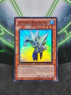 Yugioh Elemental Hero Ice Edge STOR-EN098 Super Rare 1st Edition NM - Image 1
