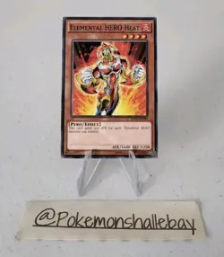 Elemental HERO Heat - SDHS-EN005 *NM* Unlimited Edition Common Yugioh Card - Image 1