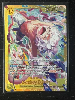 Monkey D. Luffy OP15 EB04-061 SEC ONE PIECE TCG ENGLISH - Image 1