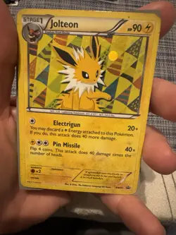 Jolteon BW91 - DAMAGED - Black Star Promo 2013 Holo Rare Pokemon Card TCG -READ- - Image 2