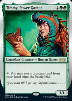 Timmy, Power Gamer - Near Mint MTG Unsanctioned - Image 1