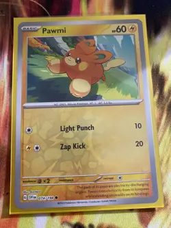 Pawmi - 074/198 - Reverse Holo - Scarlet & Violet SV1 - NM/M - Pokemon Card - Image 1