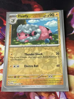 Flaaffy - 067/198 - Reverse Holo - Scarlet & Violet SV1 - NM/M - Pokemon Card - Image 1