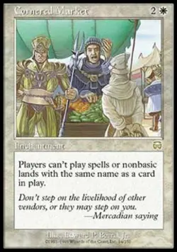 Cornered Market - Light Play MTG Mercadian Masques - Image 1