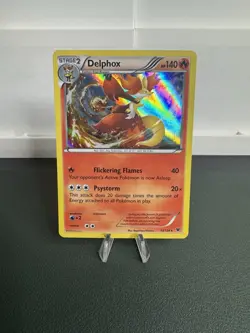 Delphox Holo Rare XY Fates Collide Card 13/124 Near Mint Condition - Image 1