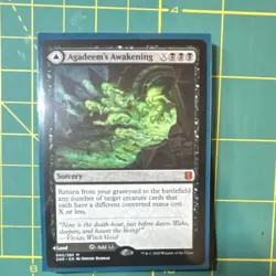 Magic Agadeem's Awakening Zendikar Rising Mythic Black Sorcery Regular - Image 1