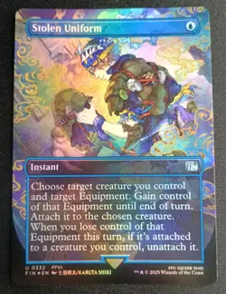 MTG Final Fantasy - Stolen Uniform - Foil Borderless - Image 1