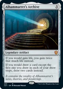 MTG Alhammarret's Archive, Light Play, English Commander 2021 - Image 1