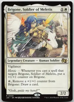 Brigone, Soldier of Meletis (Anime) Foundations Jumpstart 30 NM R - Image 1