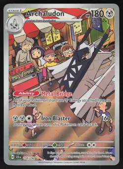 Archaludon 155/142 Illustration Rare Stellar Crown Pokemon Near Mint - Image 1